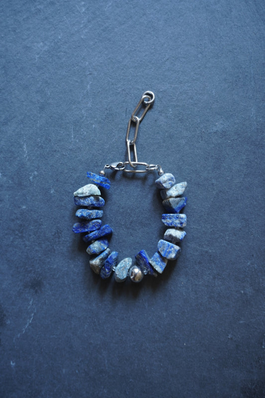 rough SODALITE bracelet