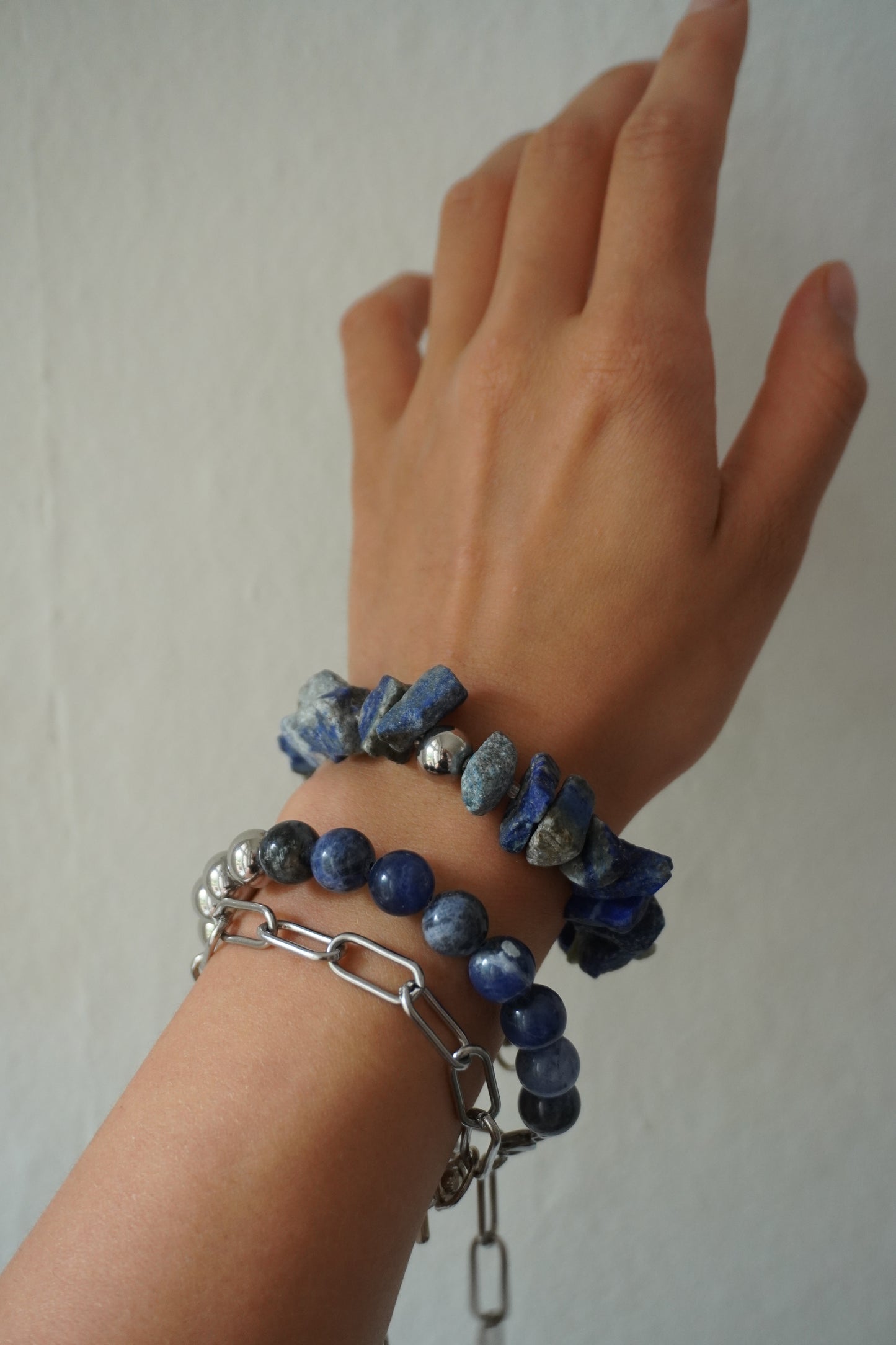rough SODALITE bracelet