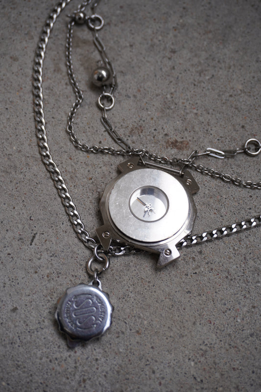 watch & layers necklace