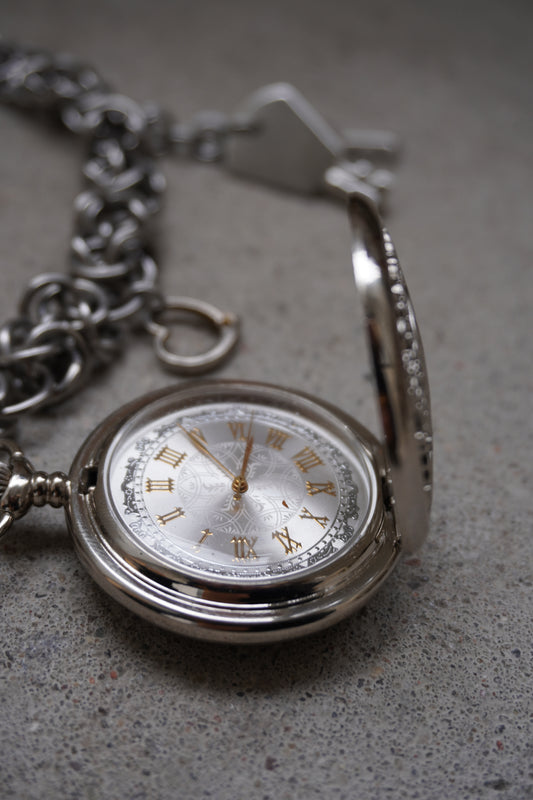 pocketwatch & charms necklace