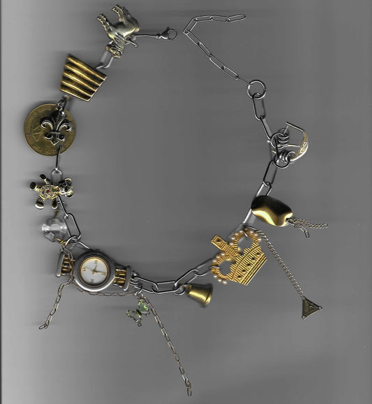 ORO charms necklace