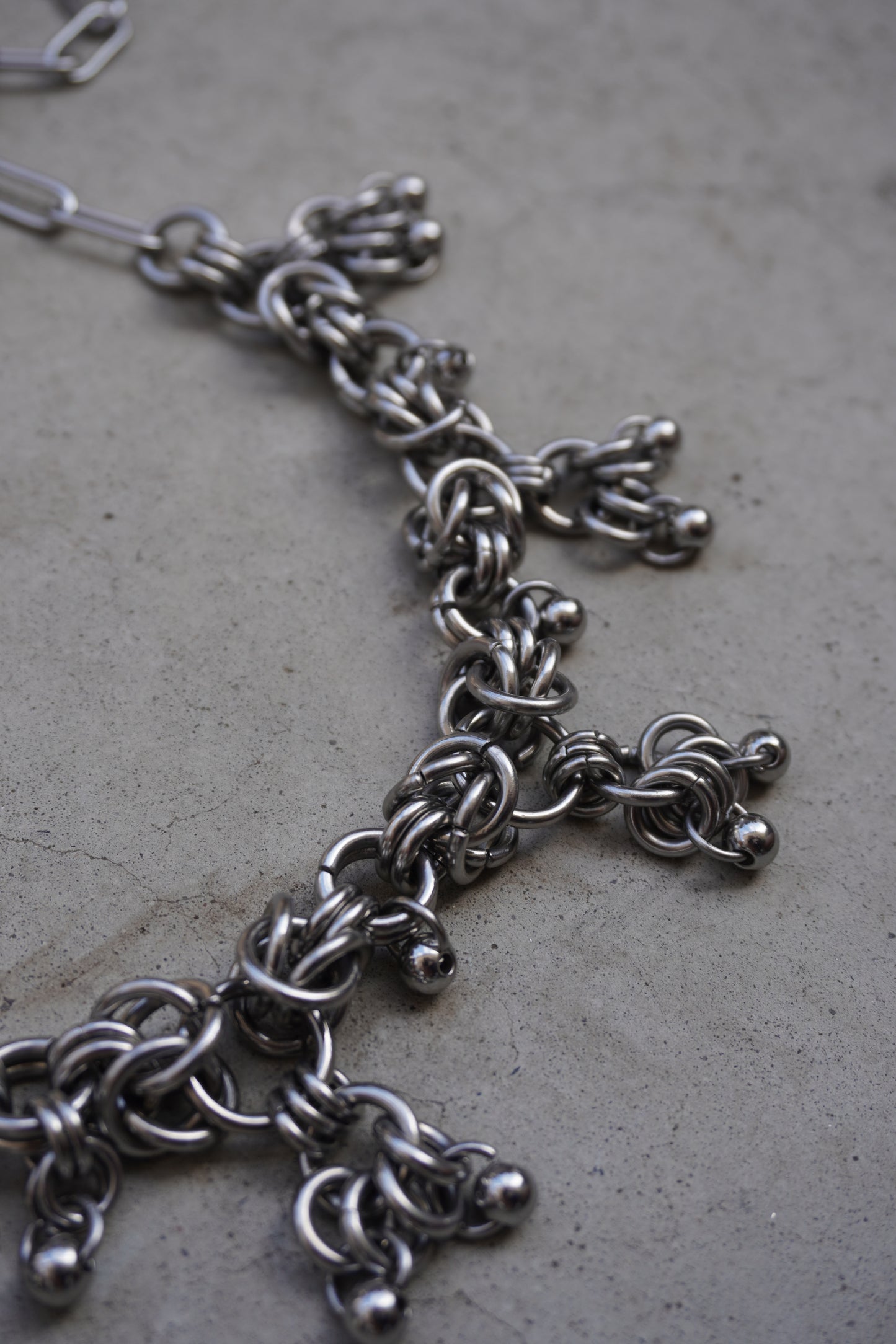 a chainmail necklace