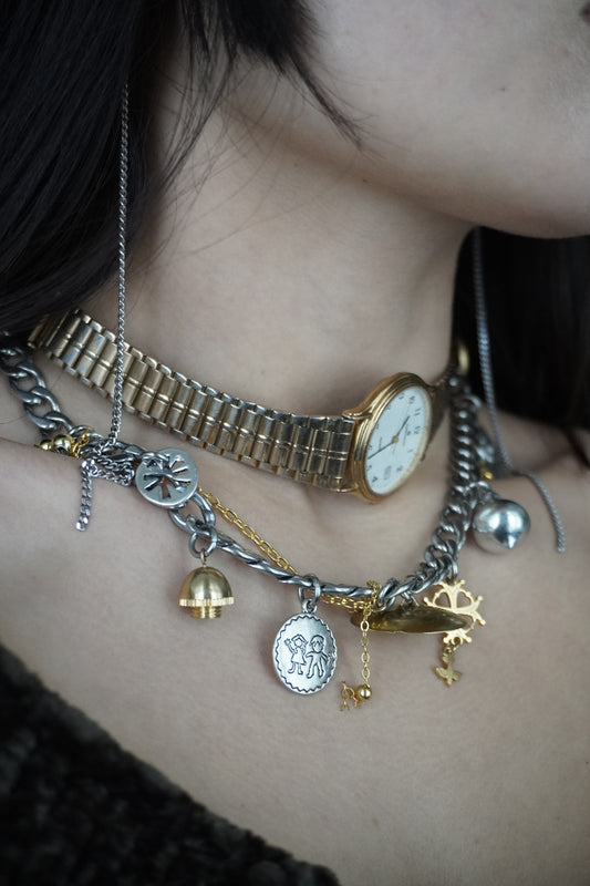 ORO charms necklace