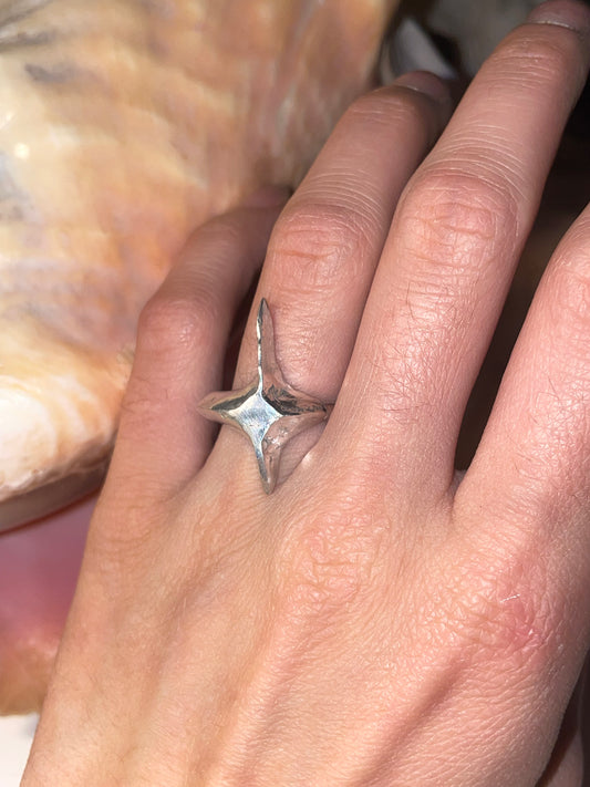 the imperfect spark silver ring II