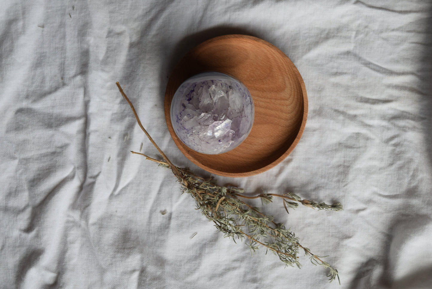 amethyst and agate crystal sphere