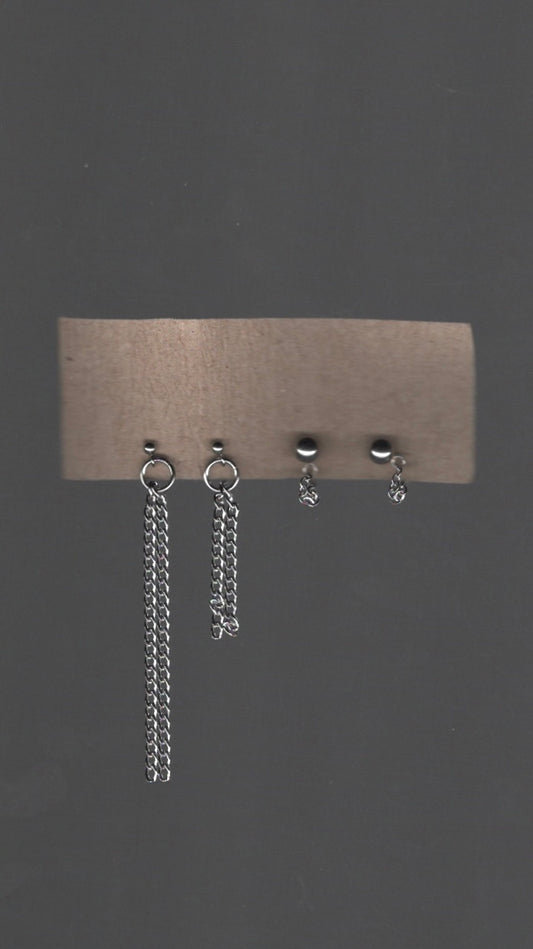 silver earring set II